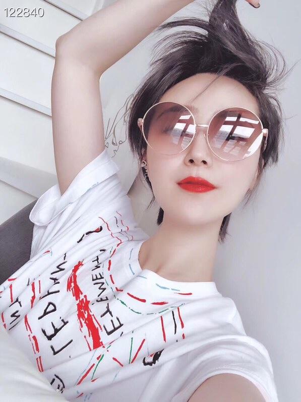 Ferragamo菲拉格慕 新款墨鏡 復古圓框 輕便百搭 女款太陽鏡 SF164SIZE   lly1346